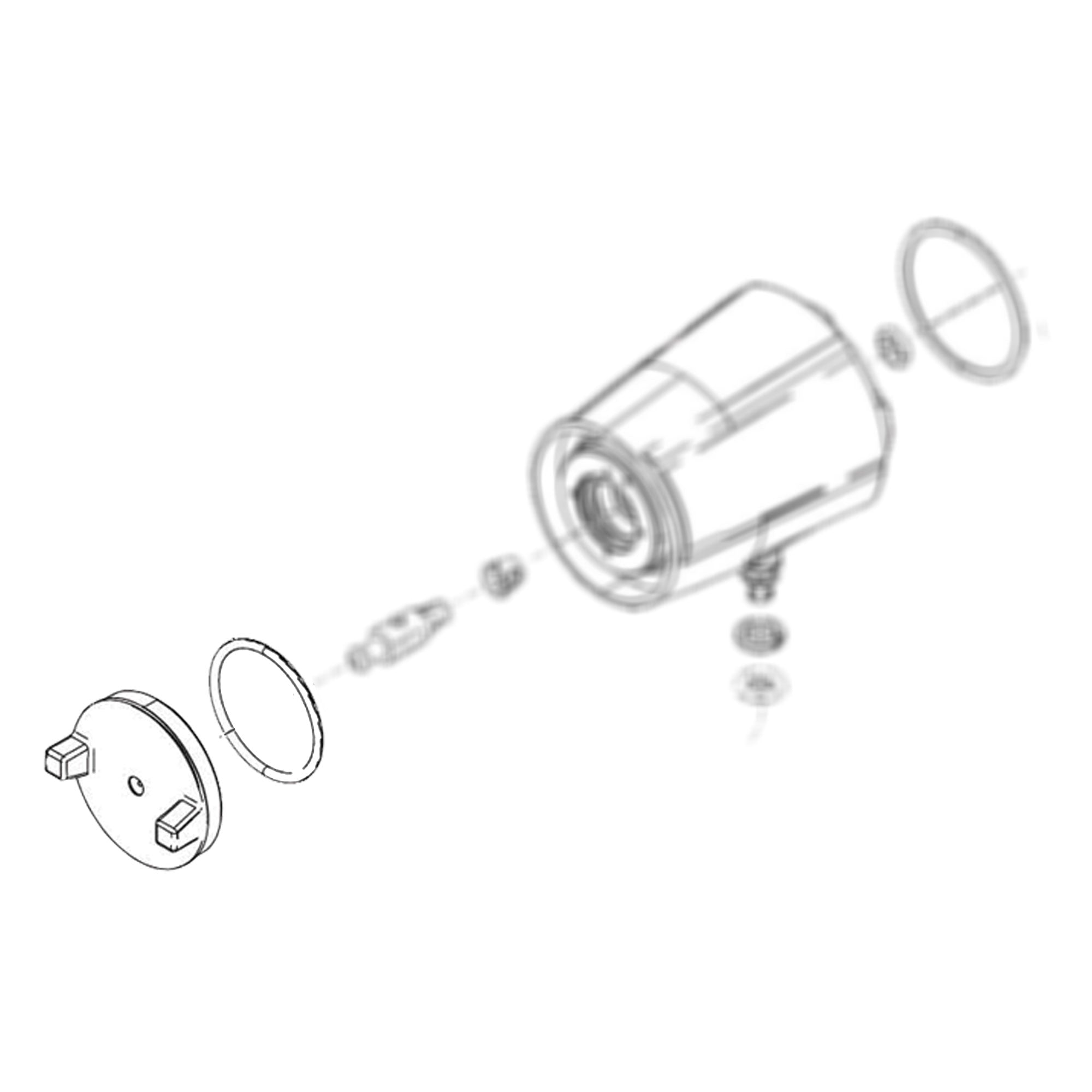 2000788 - Round Air Cap w/O - Ring - PURspray