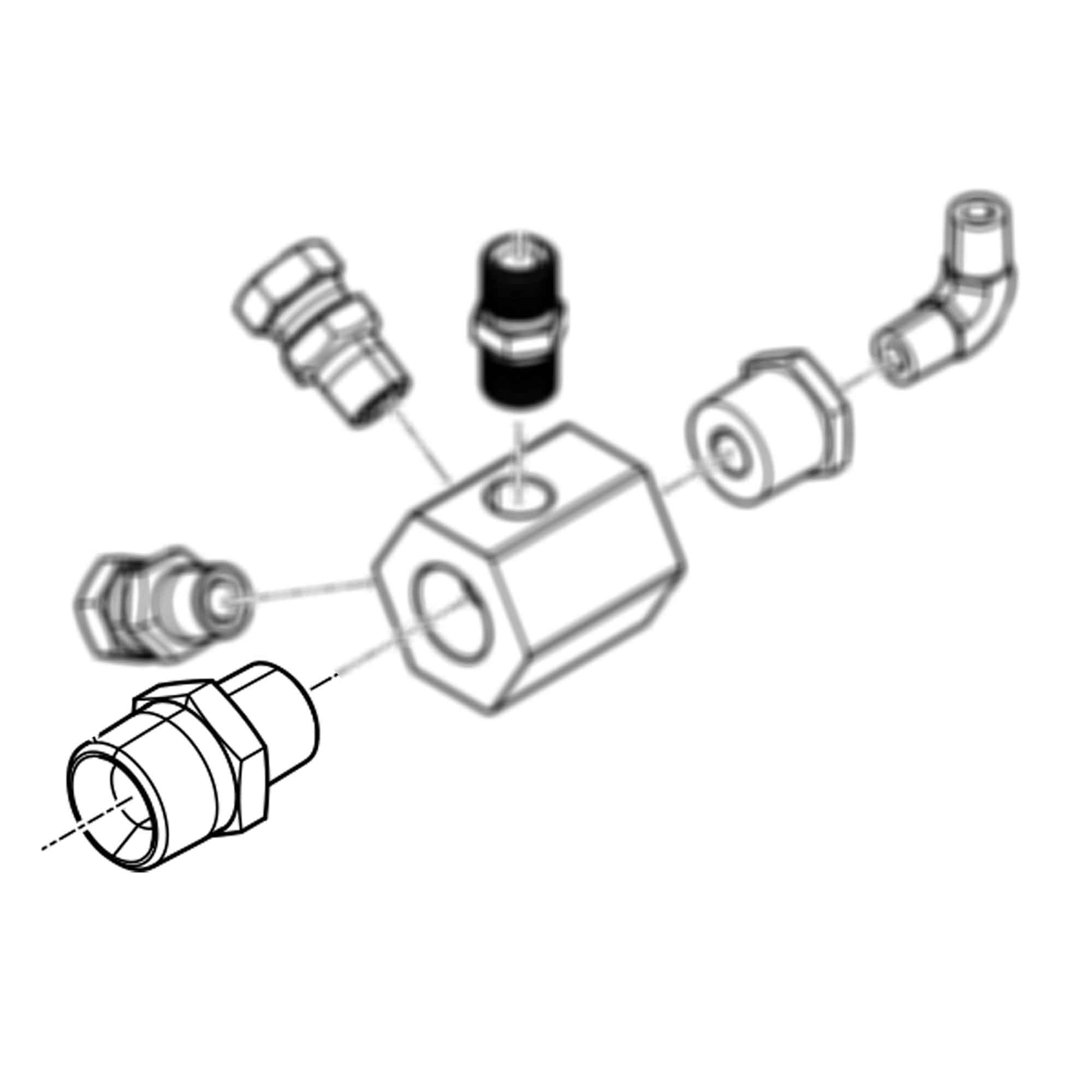 158555 - Fitting, Nipple - PURspray