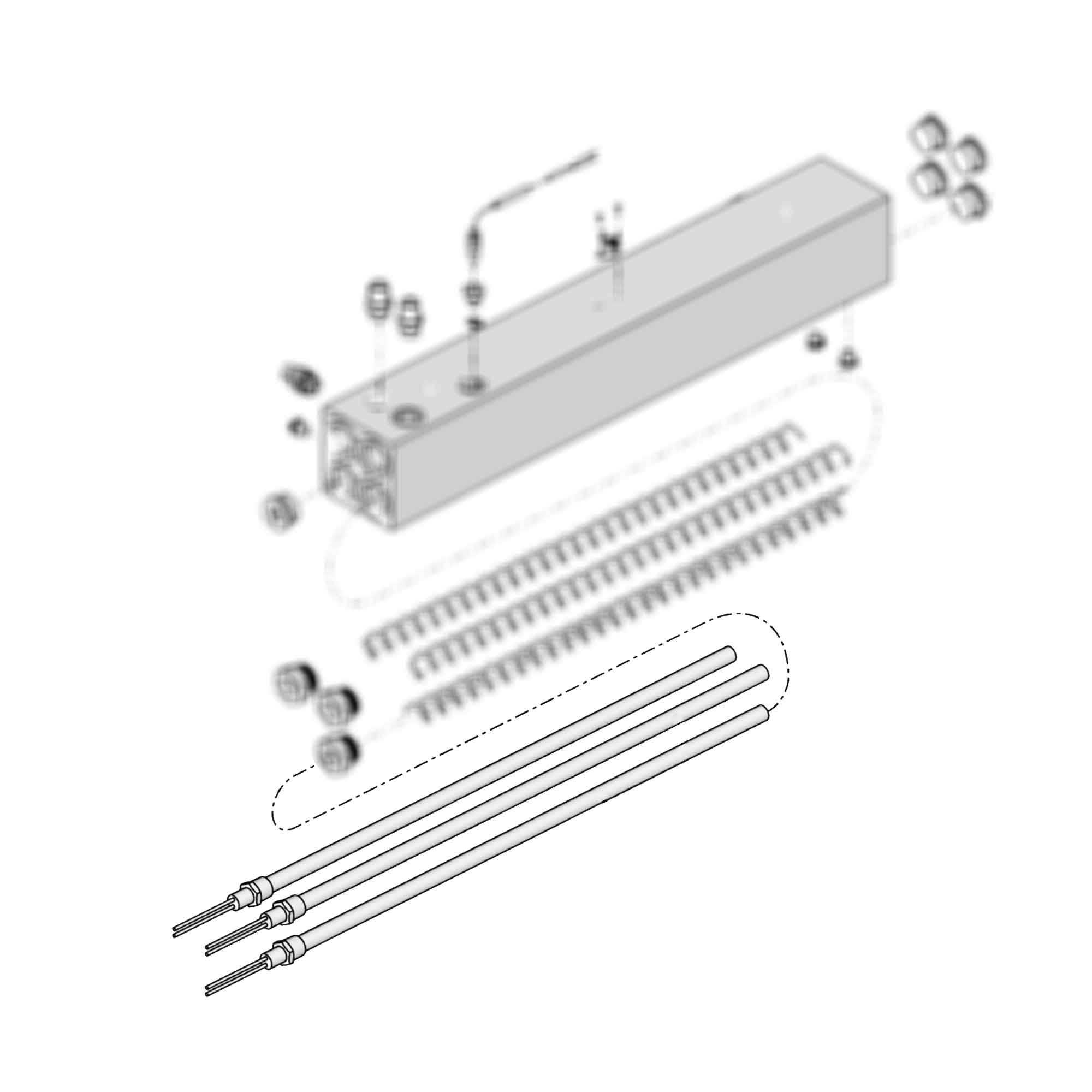 15B138 - Immersion Heater ,2550WA ,230V - PURspray