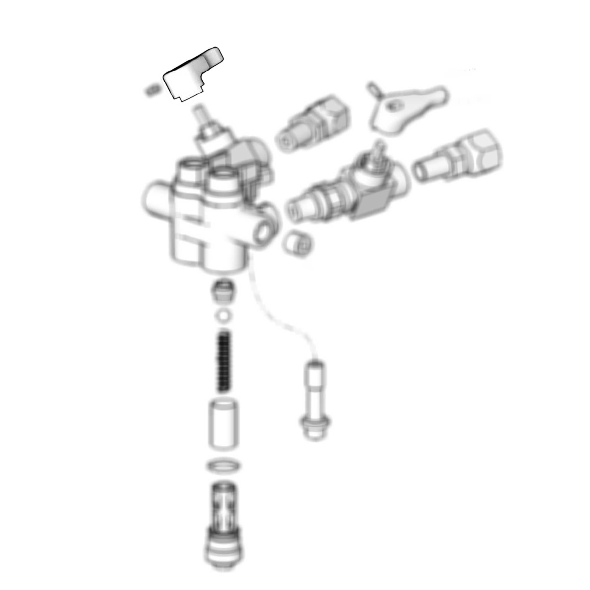 16G501 - Shutoff Valve Handle, RES - PURspray