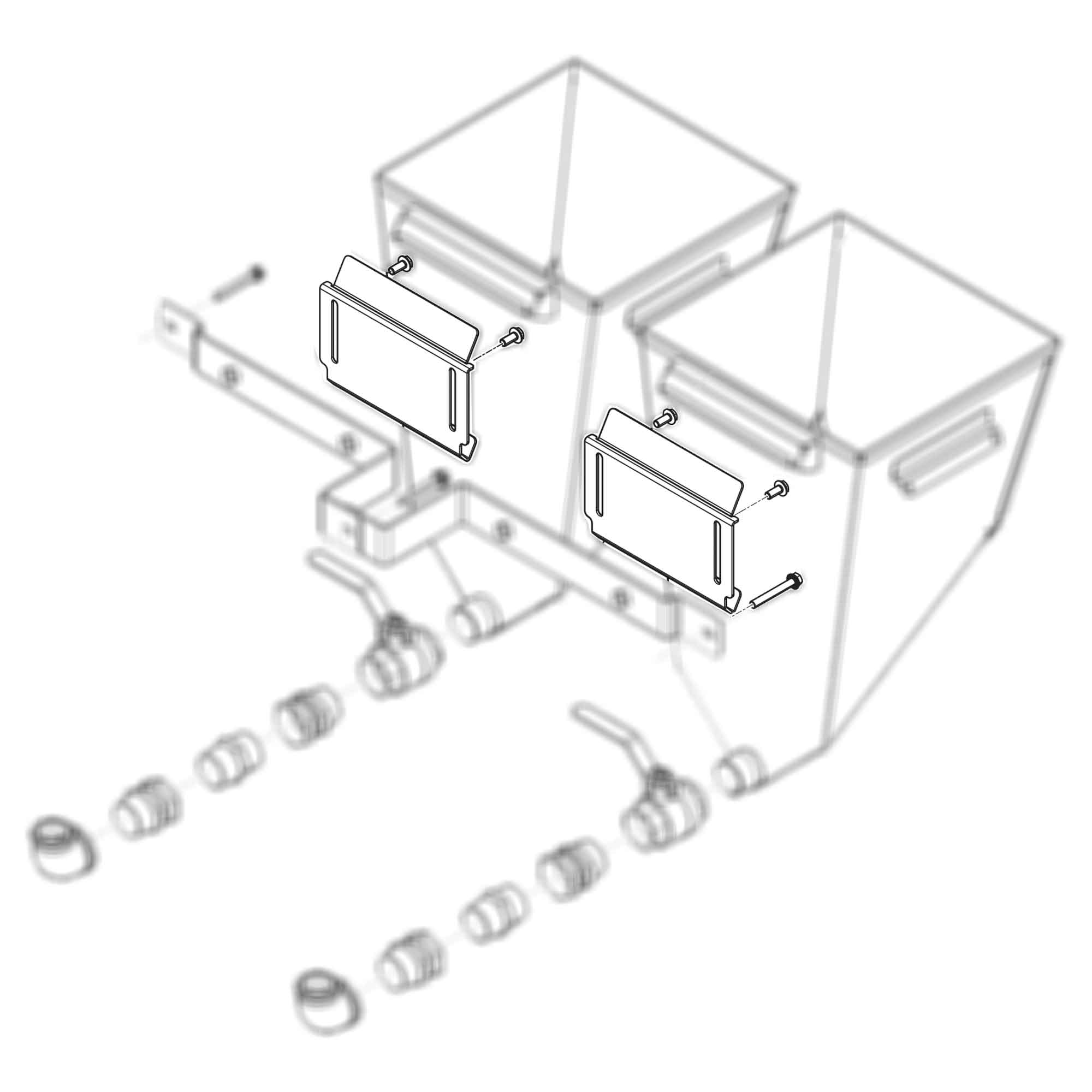 17G707 - Bracket, Hopper - PURspray