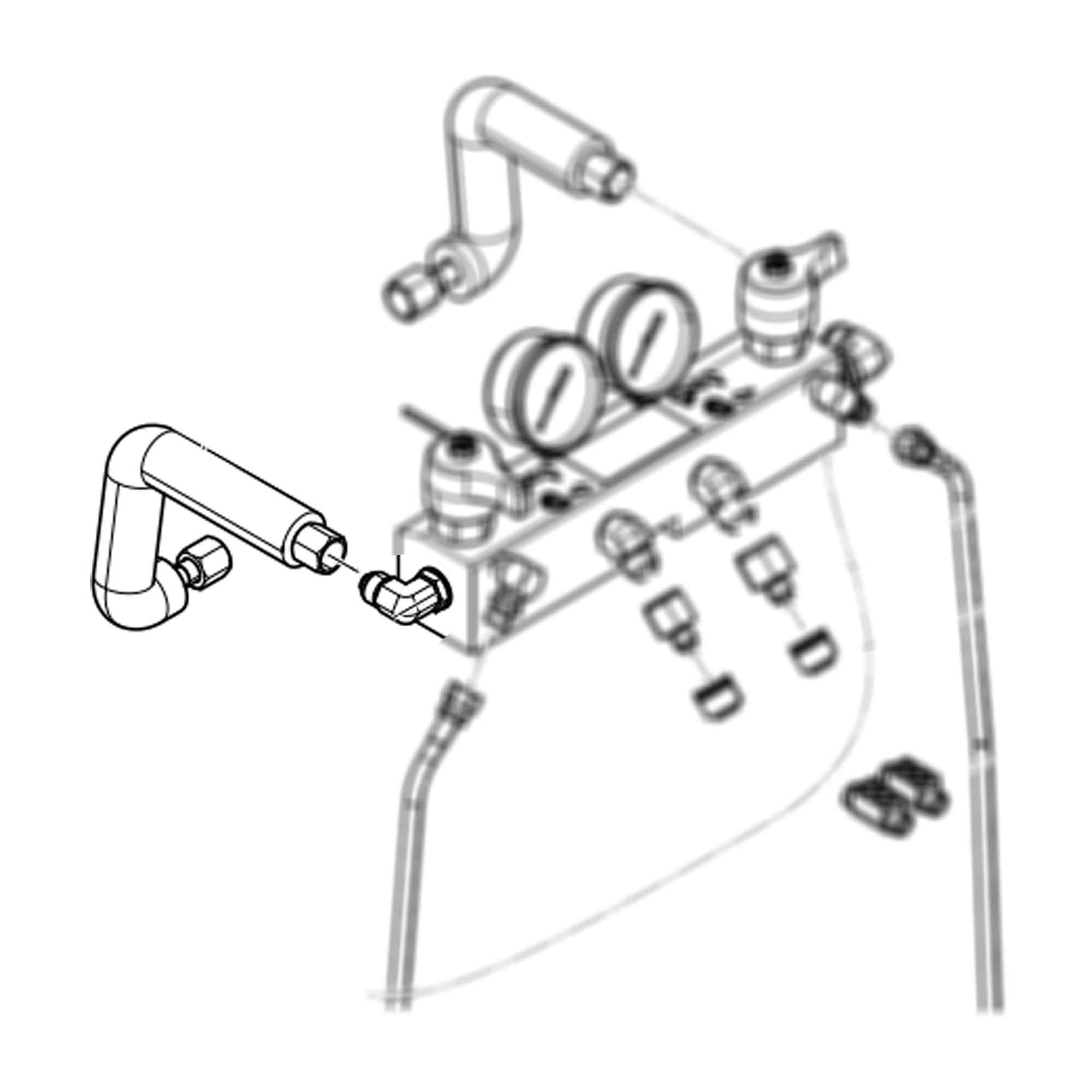 24U835 - Fluid Tube Kit, A Outlet - PURspray