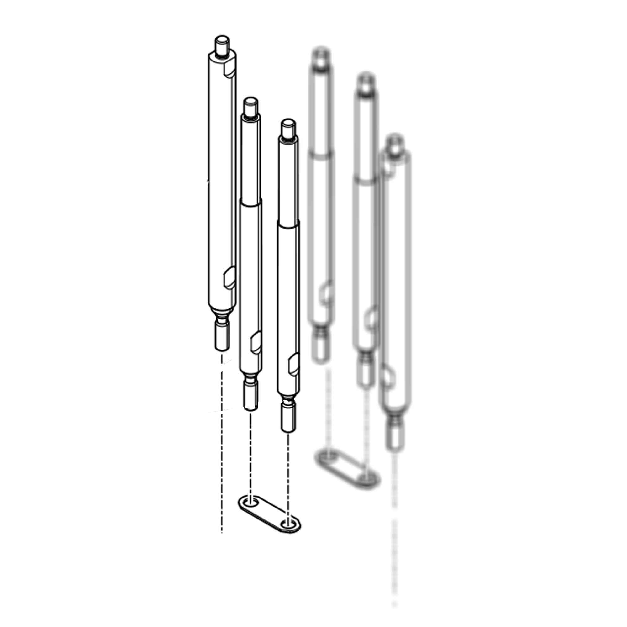 262469 - Rod Tie 14.25 long, 1.25 - PURspray