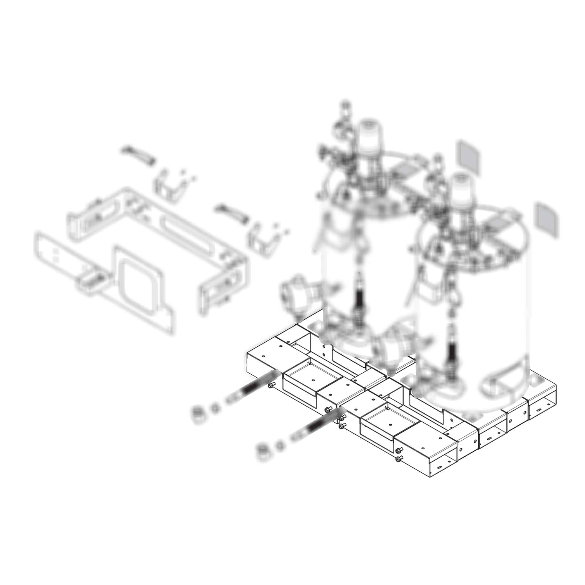 26C549 - Base, Hopper Stand - PURspray