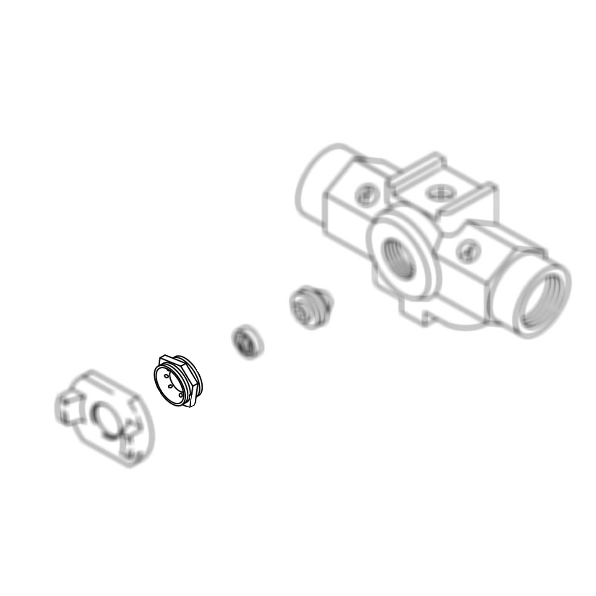 296836 - Retainer Body Kit PCD, W/Air - PURspray