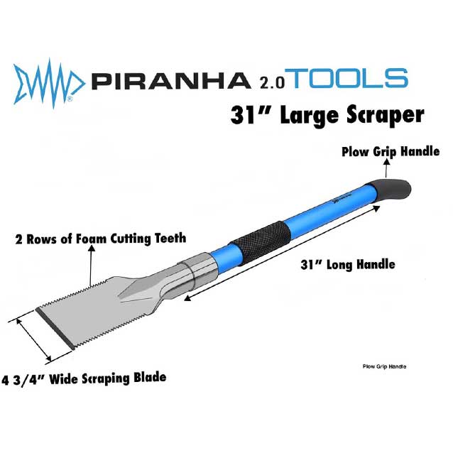 Piranha Large Scraper 2.0 - PURspray