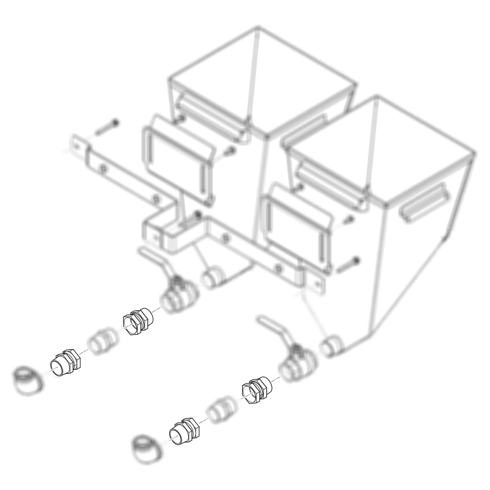 113864 - Swivel Union, 1 1/2 - PURspray