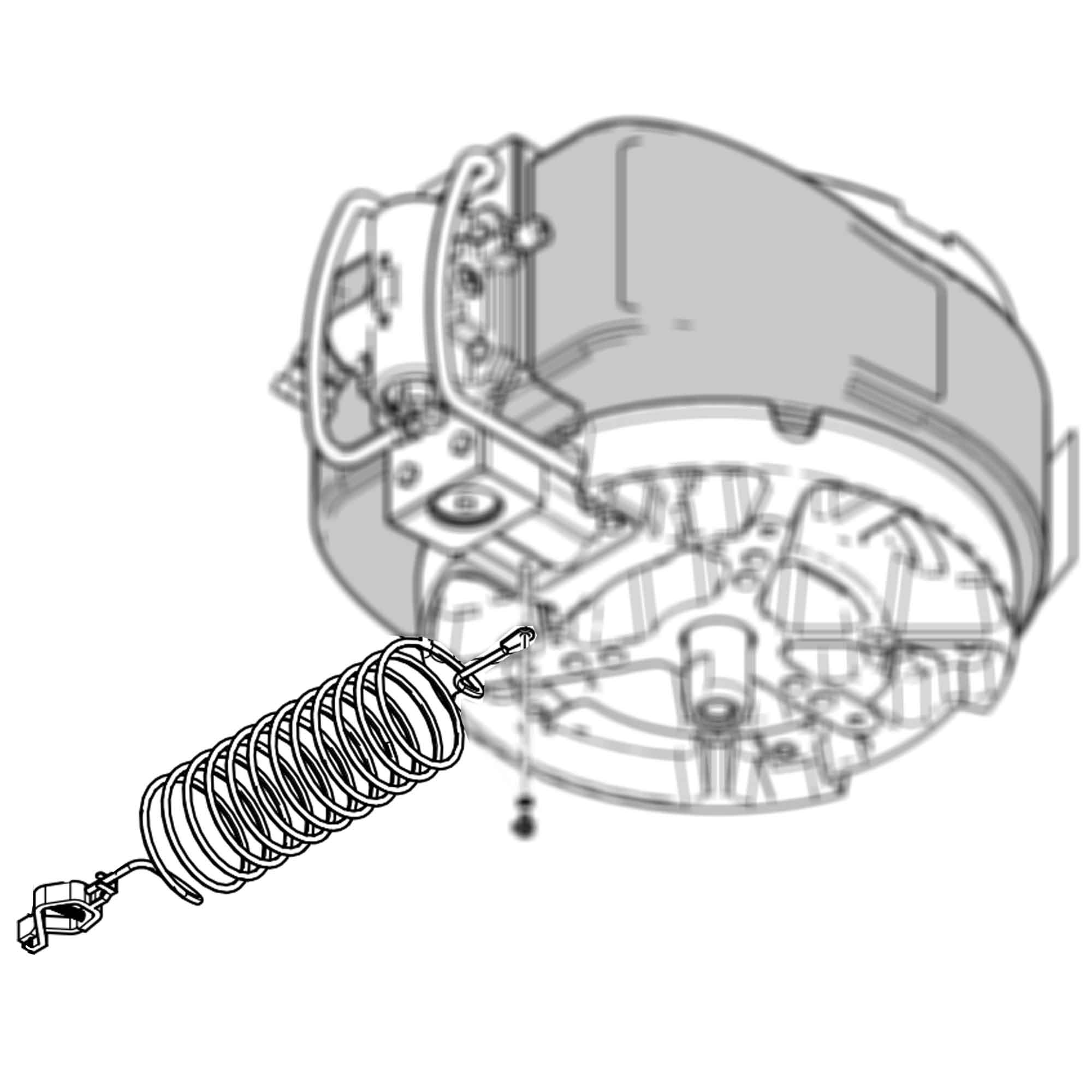 244524 - Grounding, Wire Assembly w/clamp - PURspray