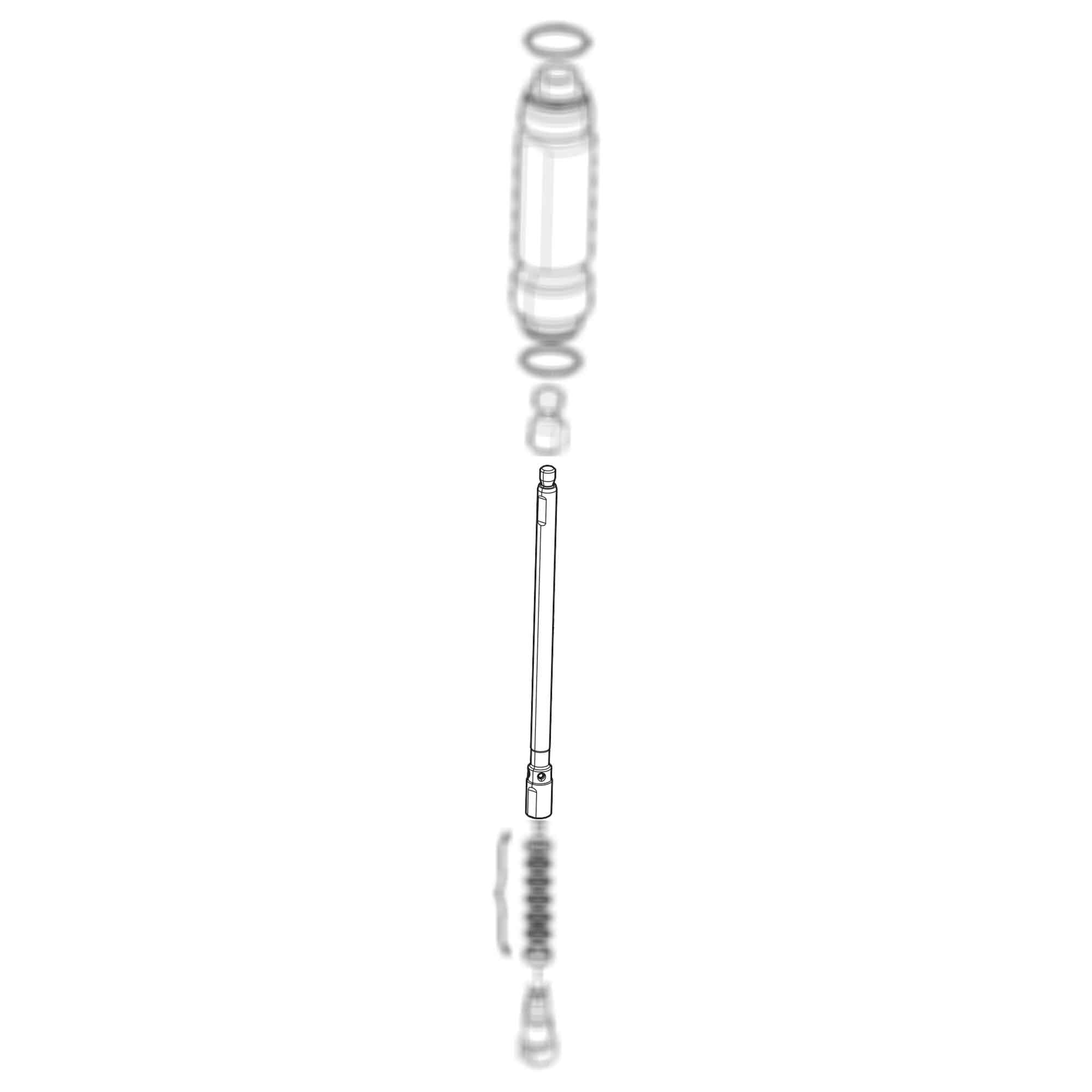 24B822 - Displacement Rod Kit (180cc) - PURspray