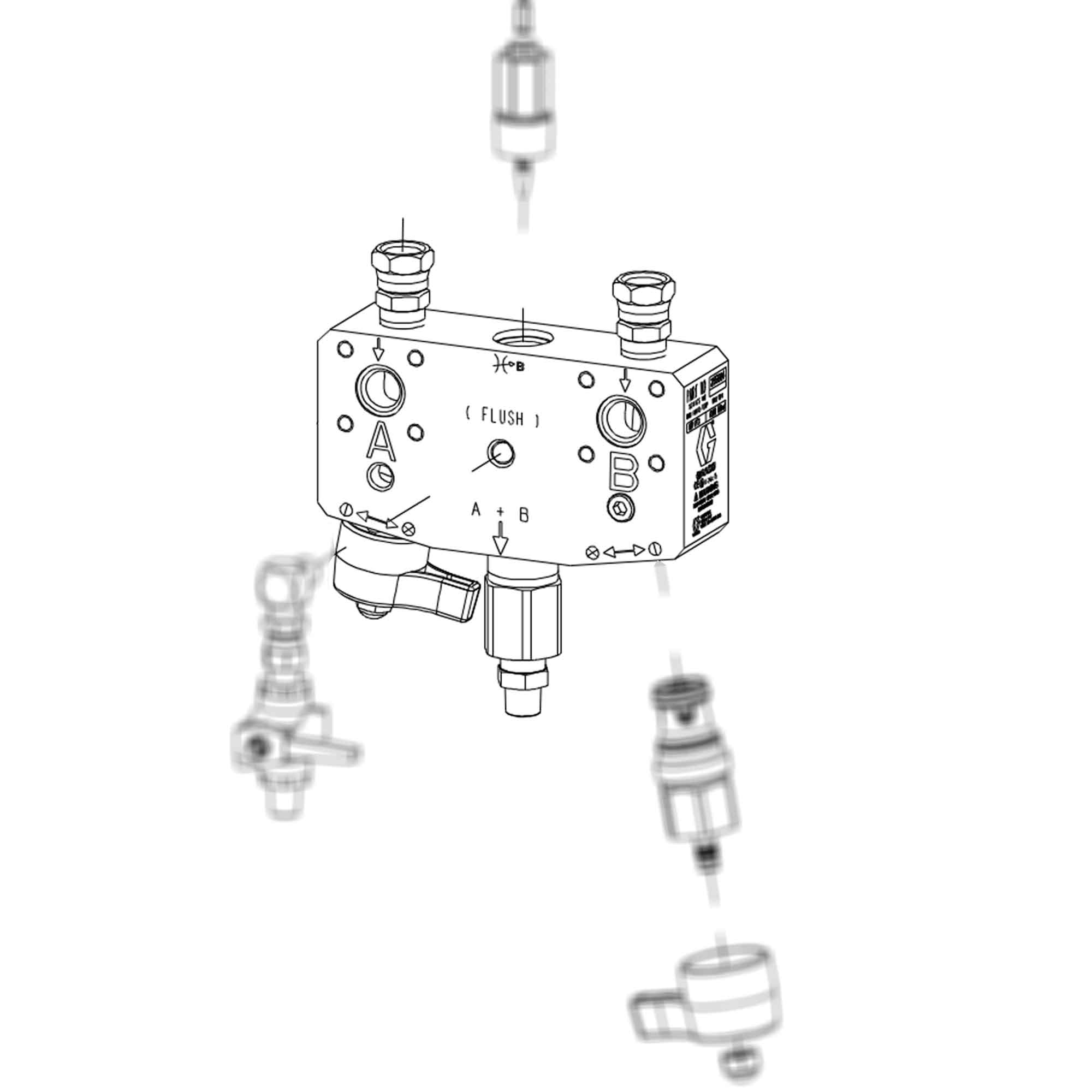 255684 - Manifold Mix Assembly - PURspray