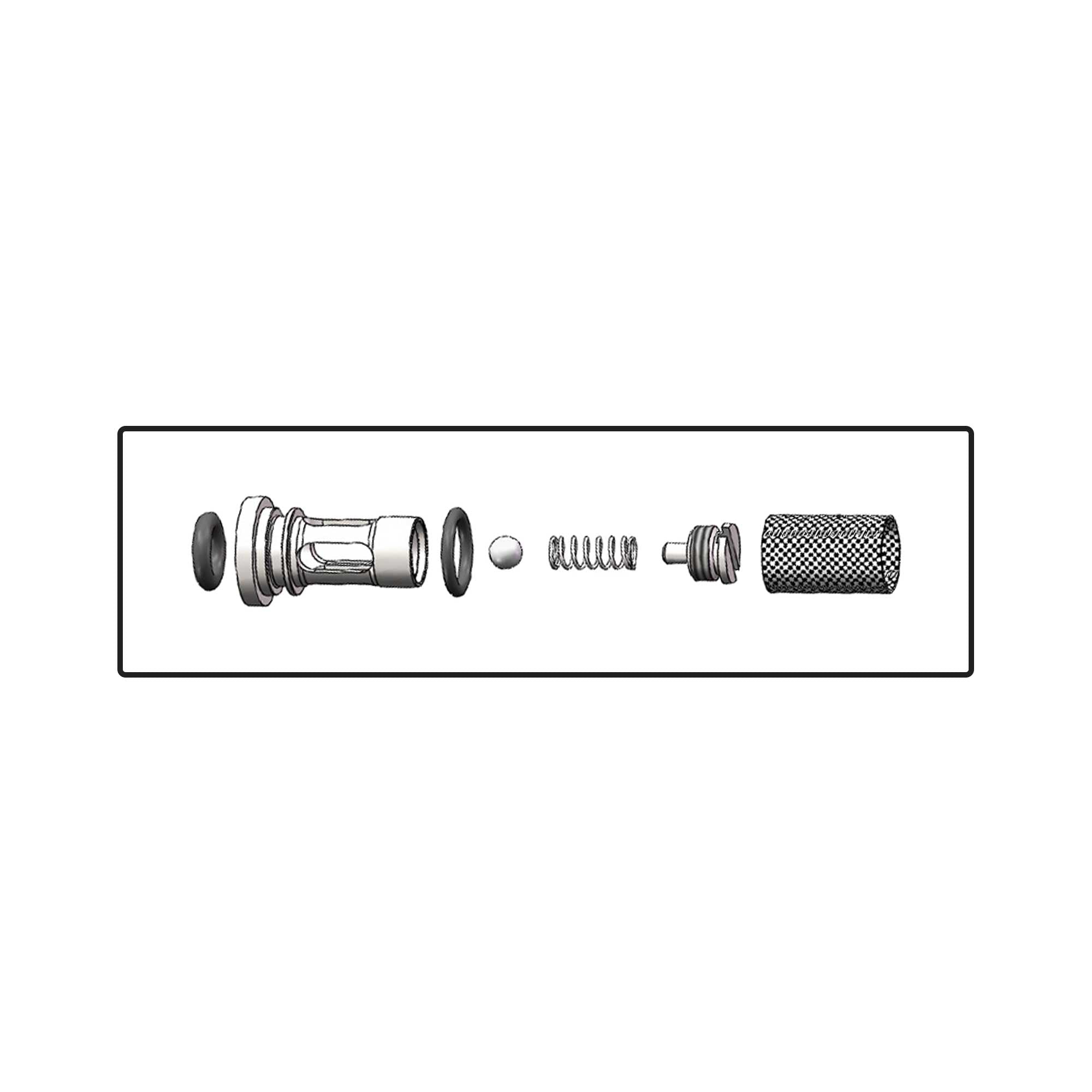 336360 - Fluid Check Valve Assembly (A Side) - PURspray